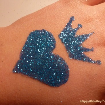 Glitter Tattoos for Birthday Party: Masterclass